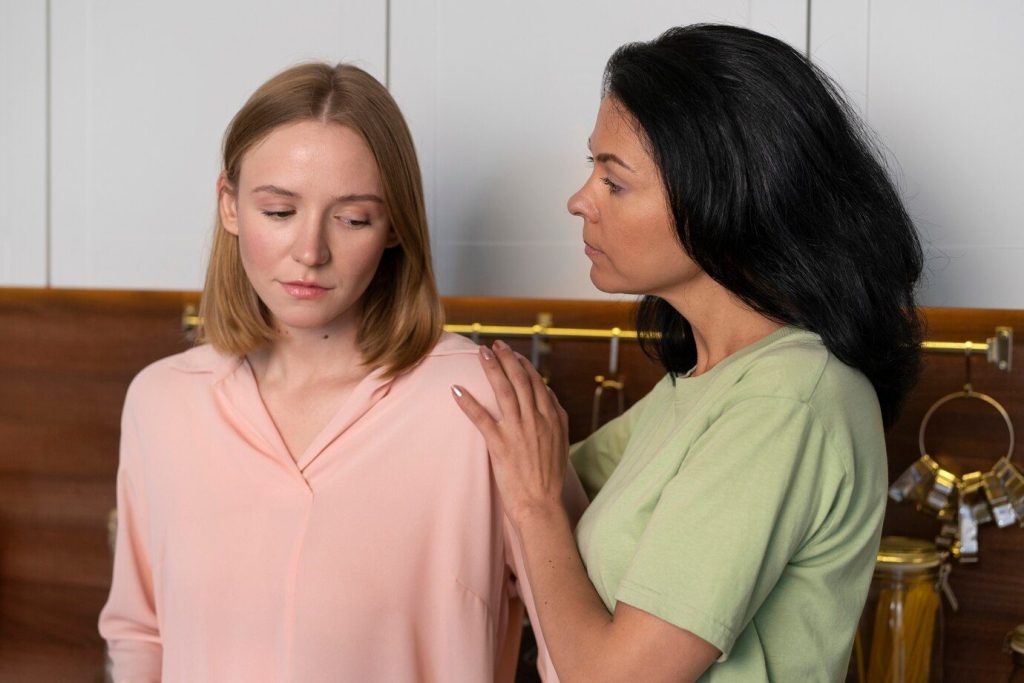 Woman going through abortion process - Narcissistic Mothers