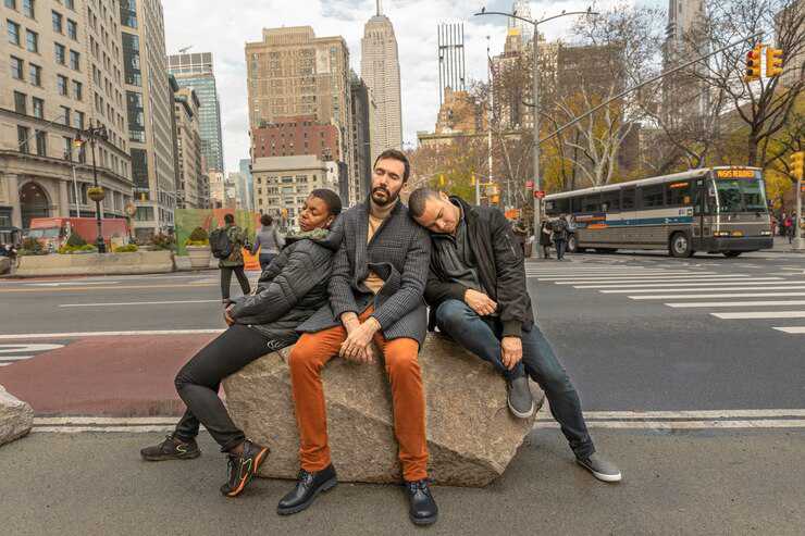 people sleeping together outdoors