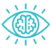Brain in Eye Icon