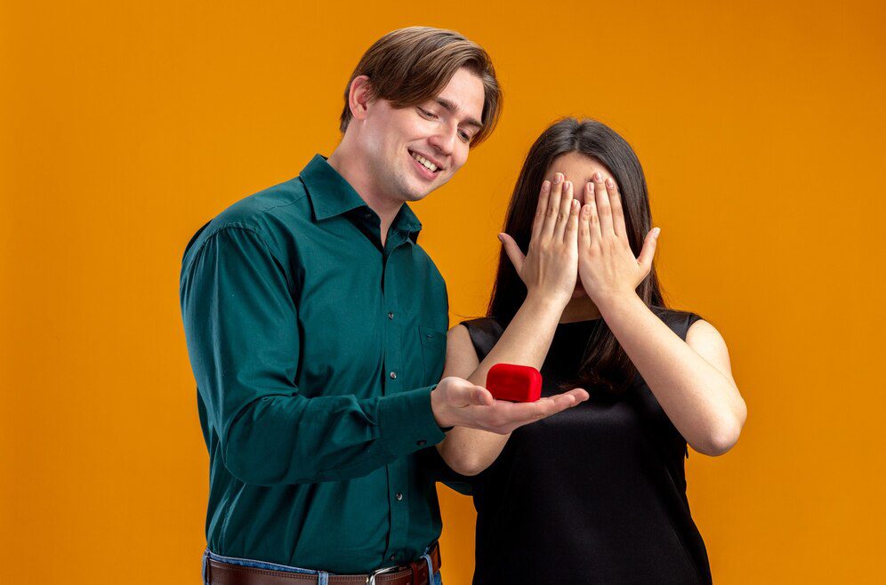 Fear of Commitment - a man proposing to his woman