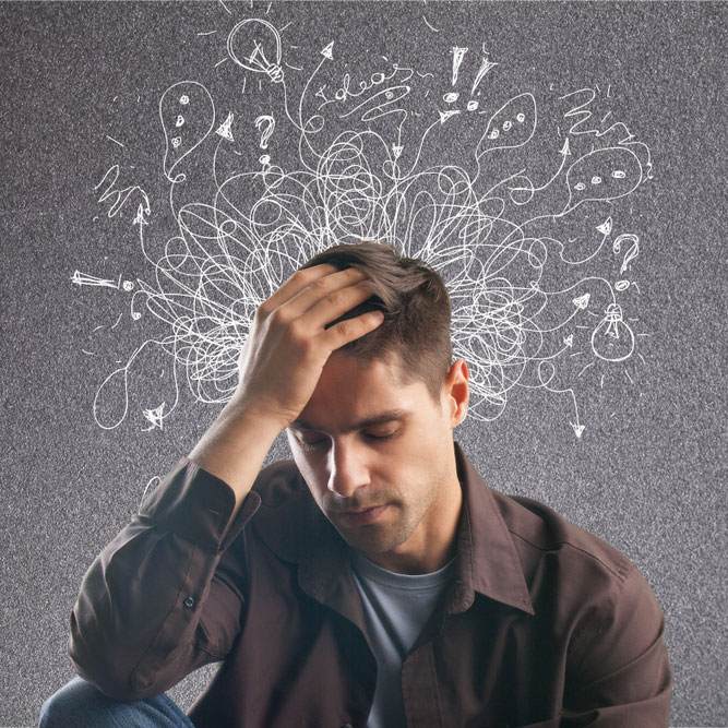 Adhd stress anxiety adult hard man mess