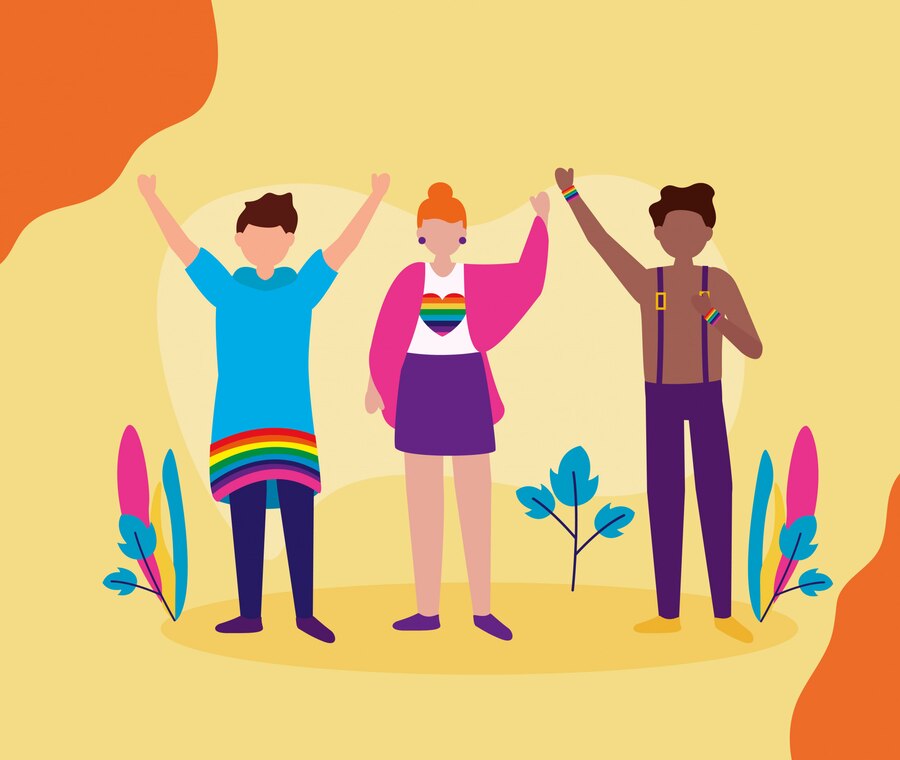 The queer community lgbtq design