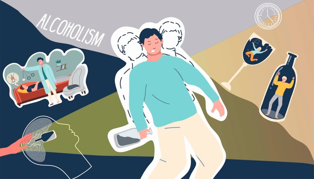 Alcoholism treatment composition