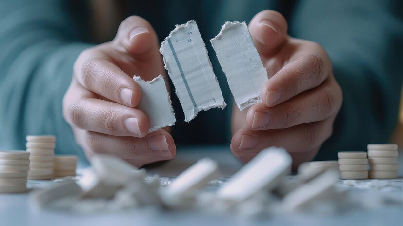 hands holding torn pieces paper with pills scattered around 1302613 16282 Uncover Mental Health Counseling